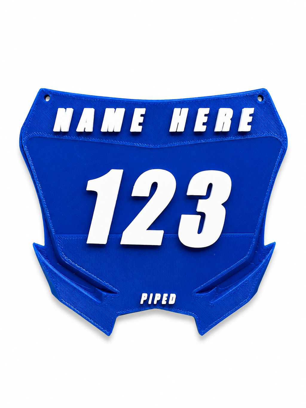 Custom Blue Plate Plug