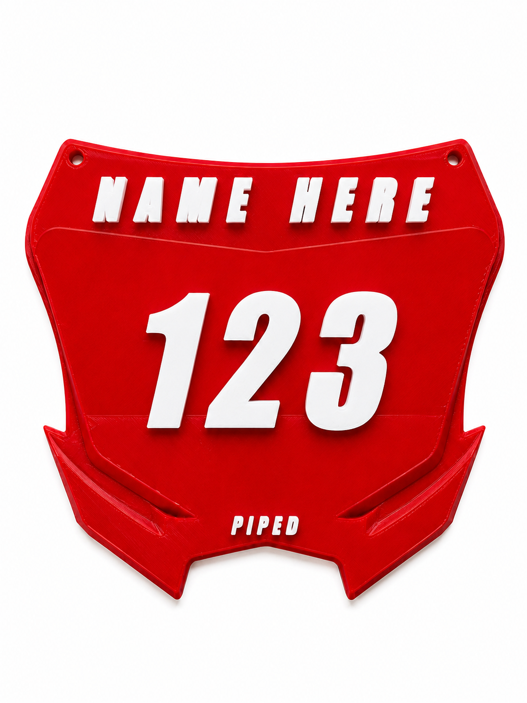 Custom Red Plate Plug